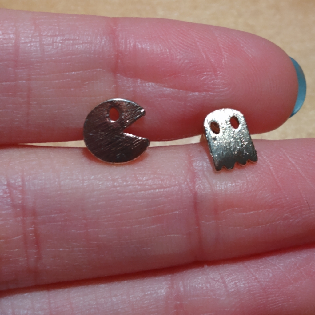 Pacman Stud Earrings